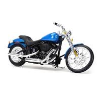 LMNMY Modelo de Juguete Modelo De Motocicleta, Coche Juguete Aleación Simulación 1/18 para Harley para Davidson 2002 FXSTB, Tren Nocturno