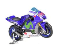 LMNMY Modelo de Juguete Modelo De Motocicleta, Coche Juguete Aleación Simulación 1:18 para Yamaha 99 Factory Racing Team 2016