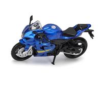 LMNMY Modelo de Juguete Modelo De Motocicleta para Suzuki GSX-R1000 A Escala 1/18, Juguete Regalo Adornos para Computadora Escritorio con Base Aleación Fundida A Presión(BLU)