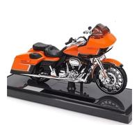 LMNMY Modelo de Juguete Modelo Motocicleta para Harley para Davidson 2022 CVO Road Glide A Escala 1:18 Aleación Fundida A Presión Juguete Colección Miniatura Decoración para El Hogar(Orange)