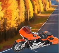 LMNMY Modelo de Juguete Moto De Juguete En Miniatura Metal Fundido A Presión 1:18, Regalo Colección para Harley para Davidson CVO Road Glide 2022