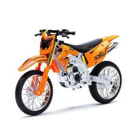 LMNMY Modelo de Juguete Moto Todoterreno De Juguete 1:10 para Kawasaki KX450F Aleación Fundida A Presión Colección Vehículos A Escala Motocicleta con Sonido(Orange)