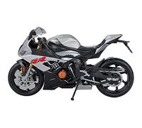 LMNMY Modelo de Juguete para BMW S1000RR, Coche En Miniatura De Aleación, Fundido A Presión, Juguetes para Niños, Regalo Cumpleaños, para, Escala 1/12(Grey)