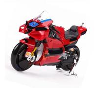 LMNMY Modelo de Juguete para Ducati Lenovo Team #43 2022 1/18 Modelo De Motocicleta Simulación Adornos Aleación Juguete Regalo