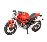 LMNMY Modelo de Juguete para Ducati Monster696, Vehículos Estáticos Fundidos A Presión, Regalo De Cumpleaños, Juguetes para Niños, Colección Coches 1/18