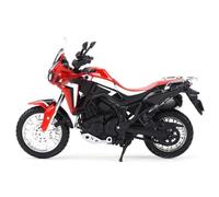 LMNMY Modelo de Juguete Regalo De Cumpleaños Coleccionable Adornos Escritorio Motocicleta, Juguetes, Maqueta Vehículos Fundición A Presión 1/18 para Honda para Africa Twin DCT(Rosso)