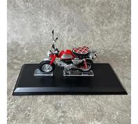 LMNMY Modelo de Juguete Serie Mini Moto 1/12 para Honda para Monkey Z50J 2009 Adorno De Motocicleta para Regalo Cumpleaños(Rosso)
