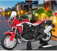 LMNMY Modelo de Juguete Simulación De Motocicleta 1:18: Colección Regalos para Honda para Africa Twin DCT(Rosso)