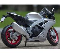 LMNMY Modelo de Juguete Simulación De Motocicleta Aleación 1:12 para Aprilia RSV4 RR1000(Grey)
