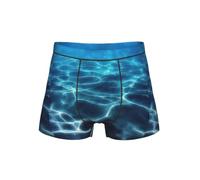LMNvbz Blue Deep Ocean Print - Calzoncillos tipo bóxer clásicos para hombre