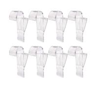 LMOGWL8 pcs Toallero radiador soporte ganchos, toallero radiador ganchos, radiador toallero ganchos de suspensión, toalla radiador ganchos, todos los radiadores estándar, extraíble (transparente)