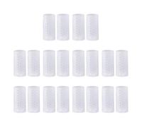 lmoikesz 10 Pares de Cubiertas Perforadas Protectoras para los Dedos del pie, sin Zapatos y Dobles Resistentes al Desgaste, 5CM, M