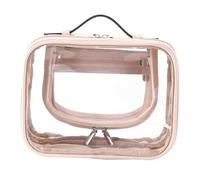 lmoikesz Bolsa de Maquillaje Transparente portátil, Impermeable, para organizar cosméticos y artículos personales Esenciales dondequiera Que vayas, Organizador de artículos tocador Transparente Gran