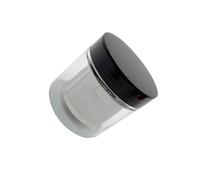 lmoikesz Botella de manual con colador de acero inoxidable, limpiador de joyas seguro, frasco de limpieza, cuidado de joyas con piedras preciosas, tamaño compacto, taza de