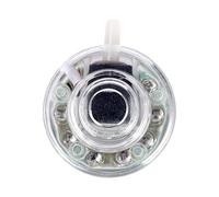 lmoikesz Burbujeador de acuario con luz que cambia de color, decoración para acuarios, atractivo visual del mundo submarino, luz sumergible con degradado colorido, burbujeador aire, iluminación fondo.