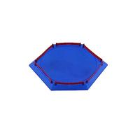 lmoikesz Burst Gyro Juguetes para niños Disco de Arena Beyblade Top Plastic Stadium Battle Plate Toy Launcher Present Kids Home Accs, Hexágono Azul