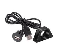 lmoikesz Cable de extensión para Panel de Enchufe USB 0 Macho-Hembra. Soluciones portátiles para Montaje en Tablero Instrumentos automóviles y vehículos. Cable USB Macho a Hembra para Montaje en