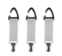 lmoikesz Conjunto de 3 sombreros. Un accesorio elegante. Perfecto para mochilas y con espacio suficiente. Accesorios para mujeres y familia, Gris, Talla única