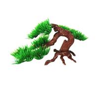 lmoikesz CREA Hermosas exhibiciones acuáticas con Impresionantes Plantas de plástico y pinos Artificiales para cautivar a los Peces. Plantas subacuáticas, Adornos para acuarios, árboles Falsos.