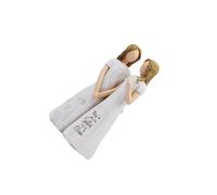 lmoikesz de Resina de Hermana por Siempre Mejores Amigas, Escultura Decorativa Primera Calidad y confiable, Regalo para Cualquier ocasión. Estatua la Amistad, Beige, 13x7x17cm