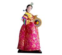 lmoikesz Decorativa de Hanbok Coreano, artesanía Coleccionable, Kimono de Geisha para Sala Estar, Adorno Coleccionable, Muy Adecuado para Colocar en los alféizares Las Ventanas, Estilo D