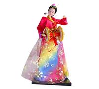 lmoikesz Decorativa de Hanbok Coreano, artesanía Coleccionable, Kimono de Geisha para Sala Estar, Adorno Coleccionable, Muy Adecuado para Colocar en los alféizares Las Ventanas, Estilo H