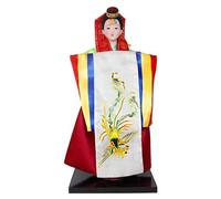 lmoikesz Decorativa de Hanbok Coreano, artesanía Coleccionable, Kimono de Geisha para Sala Estar, Adorno Coleccionable, Muy Adecuado para Colocar en los alféizares Las Ventanas, Estilo F