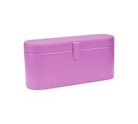 lmoikesz Estuche rígido de Viaje para secador de Pelo supersónico secador de Pelo On Go Amplia Gama de usos Bolsa de Almacenamiento de PU para secador de Pelo supersónico, Púrpura