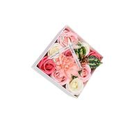 lmoikesz Jabón de Rosas, Ramo de pétalos, jabón baño, jabones Decorativos, Ramos, centros, Regalo cumpleaños perfumado, Ramo pétalos Rosas, baño para bañarse