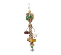 lmoikesz Jaula para pájaros, tamaño pequeño, Mediano y Grande. Juguetes para pájaros Que ofrecen Divertidas oportunidades para Masticar, trepar y Masticar para periquitos y agapornis. Accesorio para