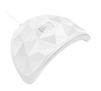 lmoikesz Lámpara secadora de uñas Mini 54W Lámparas UV Carga de pulido Equipo de manicura profesional Máquina de salón Universal, MINI-802Blanco