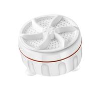 lmoikesz Lavadora pequeña, ligera, ideal para viajes y acampadas, con soluciones de prácticas, lavadora automática multifuncional con rotación de 360 grados.