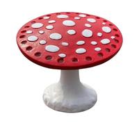 lmoikesz Organizador de aretes con forma de hongo, con 26 agujeros, ideal para decoración del hogar, regalos y más espacio para guardar aretes, expositor de joyas, adorno de