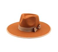 lmoikesz Sombrero de copa para carnaval, festival, para mujer, jazz, accesorio versátil, ala grande, suave, cómodo, de lana, para eventos de otoño, fiestas temáticas,