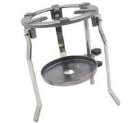 lmoikesz Soporte de trípode para lámpara artificial, trípode de laboratorio ajustable para quemador laboratorio metal, soporte calentamiento cerámica para experimentos, elevable,