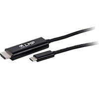LMP 16055 - Cable USB-C a HDMI 2.0, Color Negro
