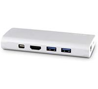 LMP USB-C Travel Dock 4K 9 Port, space silver