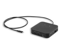 LMP Estación USB-C de 12 Puertos con Triple HDMI 4K 60Hz, DisplayLink, Gigabit Ethernet, USB-A/C, Audio, PD 85W - Compatible con MacBook M1 M2 M3