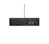 Lmp teclado usb alemán (qwertz) con esfera grande cubierta de alumini