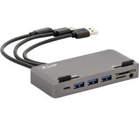 LMP USB-C Attach Dock Pro 4K 10 Port for iMac, Space Gray