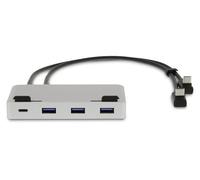 LMP USB-C Attach Dock ProStand 4K, USB-C, 3X USB 3.0, HDMI, W126585040 (4K, USB-C, 3X USB 3.0, HDMI, Mini-DP, Gigabit, 2X USB-C, Silver)