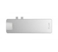 LMP USB-C Compact Dock 4K 8 Port, HDMI, Mini-DP, Eth., 2X USB, W126585050 (HDMI, Mini-DP, Eth., 2X USB 3.0, SD/microSD, USB-C, ALU., Silver)