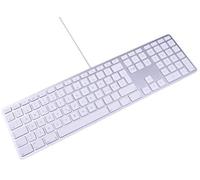 Lmp usb keyboard 110 keys wired usb keyboard with 2x usb and aluminum