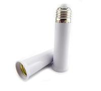 LMPVPDGADZ 65mm 95mm 120mm E27 a E27 Extensor Soporte de lámpara Base Bombilla Extender extensión Adaptador de Enchufe convertidor Adaptador de luz LED(120mm)