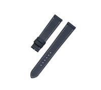 LMPVPDGADZ Accesorios for reloj, cinturón de cuero de capa superior de 20mm, adecuado for Hermes H Hour HH1.510/501, correas de reloj for textura en relieve(Black 2,20mm)