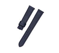 LMPVPDGADZ Accesorios for reloj, cinturón de cuero de capa superior de 20mm, adecuado for Hermes H Hour HH1.510/501, correas de reloj for textura en relieve(Dark bule,20mm)