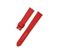 LMPVPDGADZ Accesorios for reloj, cinturón de cuero de capa superior de 20mm, adecuado for Hermes H Hour HH1.510/501, correas de reloj for textura en relieve(Red,20mm)