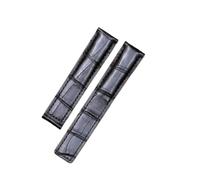 LMPVPDGADZ Accesorios for reloj, correa de cuero negra, marrón oscuro, azul marino, 19mm, apto for TAG, apto for HEUER, apto for pulsera CARRERA 6(Schwarz)