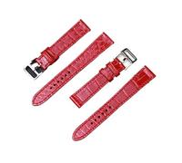LMPVPDGADZ Accesorios Pulsera de cuero de piel de 16 mm Cinturón de repuesto apto for correa de reloj Her-mes Grano de bambú Grano redondo(Grey b with buckle)