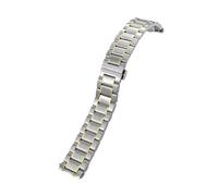 LMPVPDGADZ Acero inoxidable 316L, 20mm, apto for Tissot T060 Series for T060408 T060408, pulseras for hombre, correa de reloj de Metal(Silver Gold)